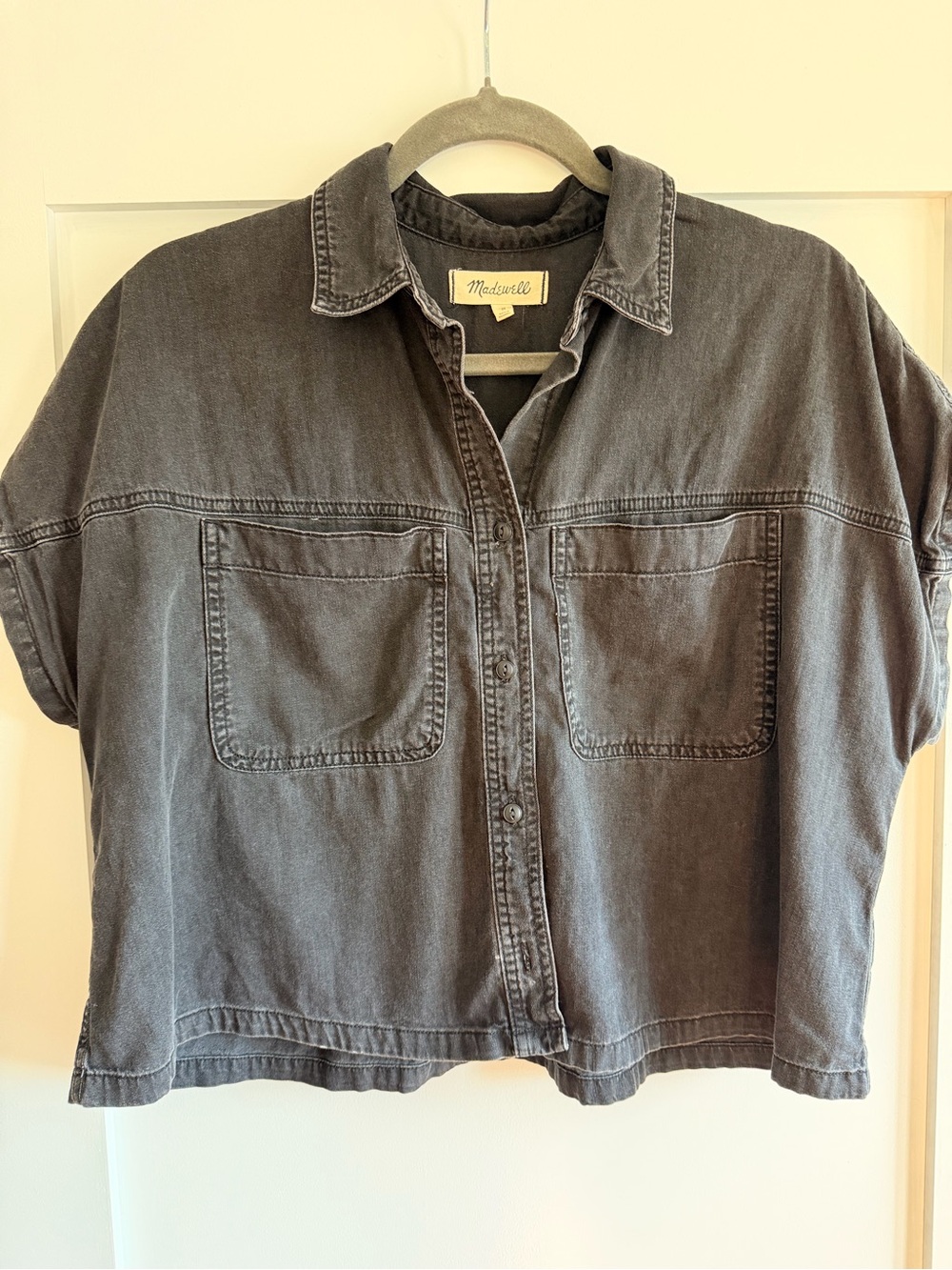 Madewell Women’s Cropped Buttoned Shirt